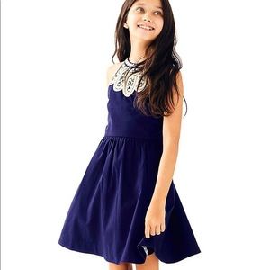 Lilly Pulitzer Girls Gold Embellished Dress